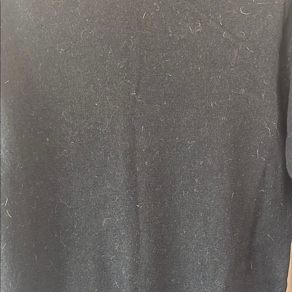 J. Crew Gray and Black Crew Neck Wool Blend Sweater with Bow Pattern - Size S - Picture 9 of 16